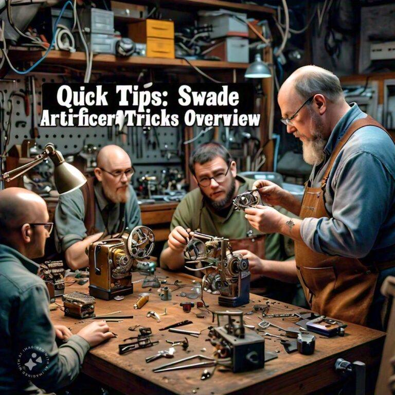 Quick Tips: Swade Artificer Tricks Overview